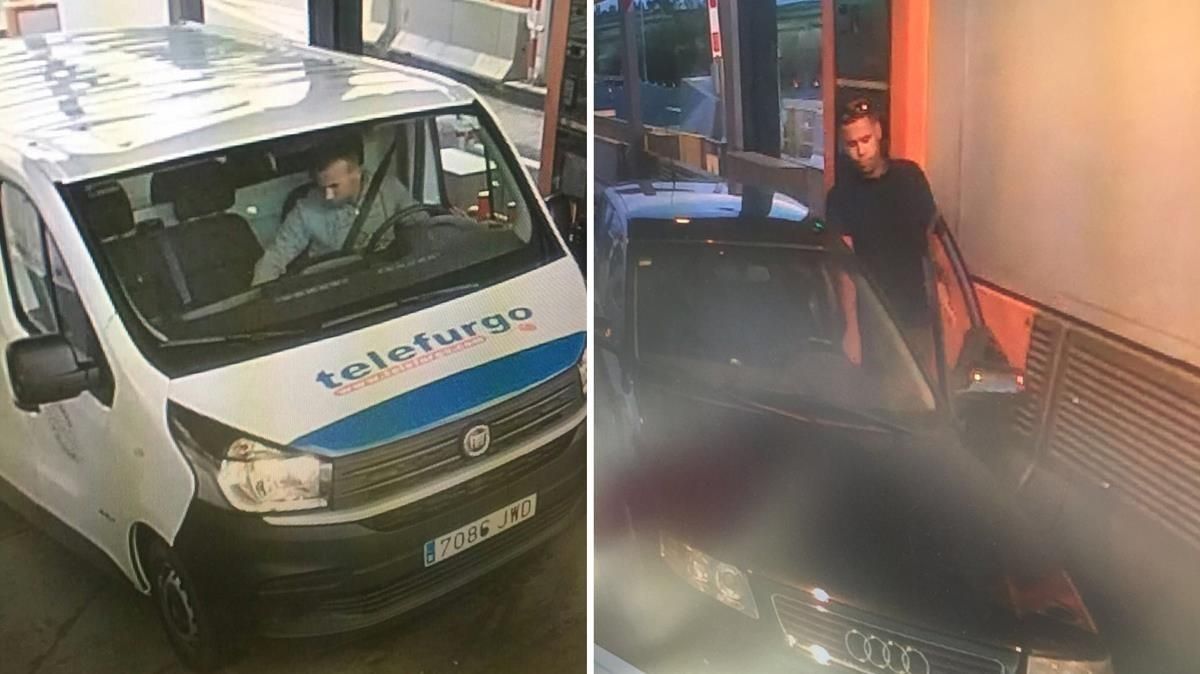 Fotografías captadas en el peaje de Cambrils con los dos coches usados en los atentados. Fotografías captadas en el peaje de Cambrils con los dos coches usados en los atentados.