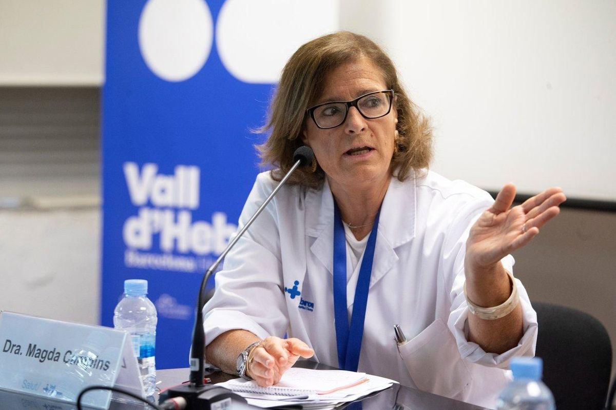 La jefa de Epidemiología, Magda Campins, durante la presentación de un estudio el pasado mes de julio La jefa de Epidemiología, Magda Campins, durante la presentación de un estudio el pasado mes de julio