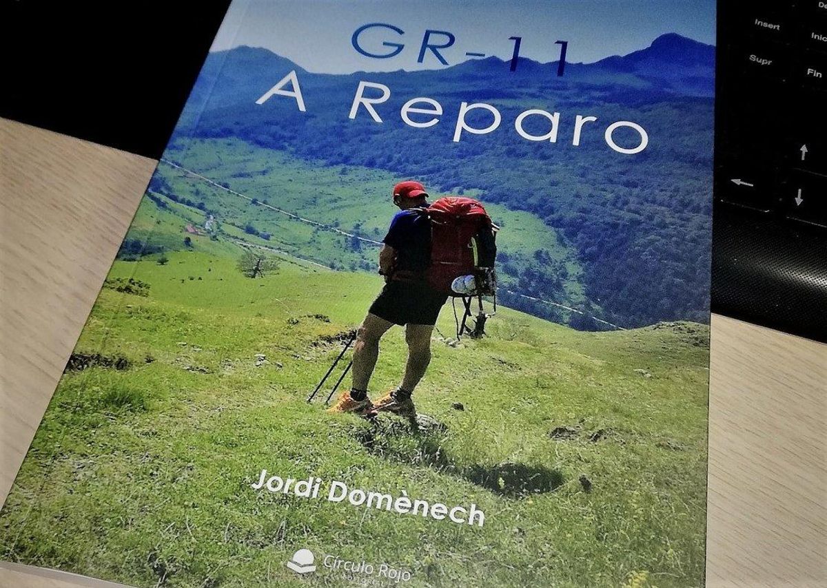 ’GR 11. A reparo’, el primer libro del paretano Jordi Domènech. ’GR 11. A reparo’, el primer libro del paretano Jordi Domènech.