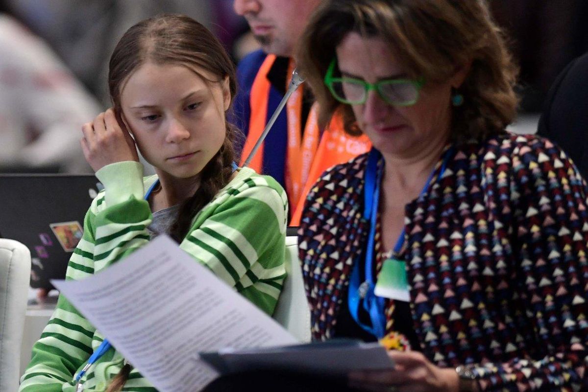 Teresa Ribera junto a la activista Greta Thunberg en la reciente Cumbre del Clima de Madrid. Teresa Ribera junto a la activista Greta Thunberg en la reciente Cumbre del Clima de Madrid.