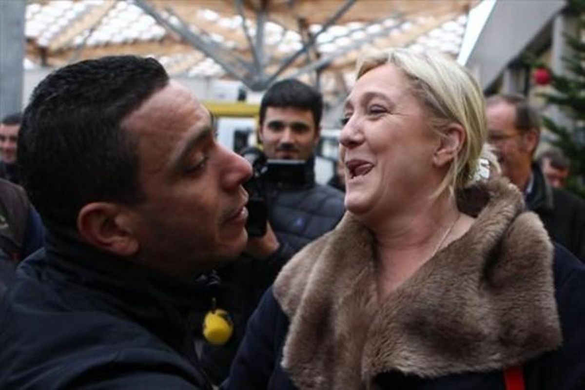 Marine Le Pen, durante la pasada campaña electoral. Marine Le Pen, durante la pasada campaña electoral.