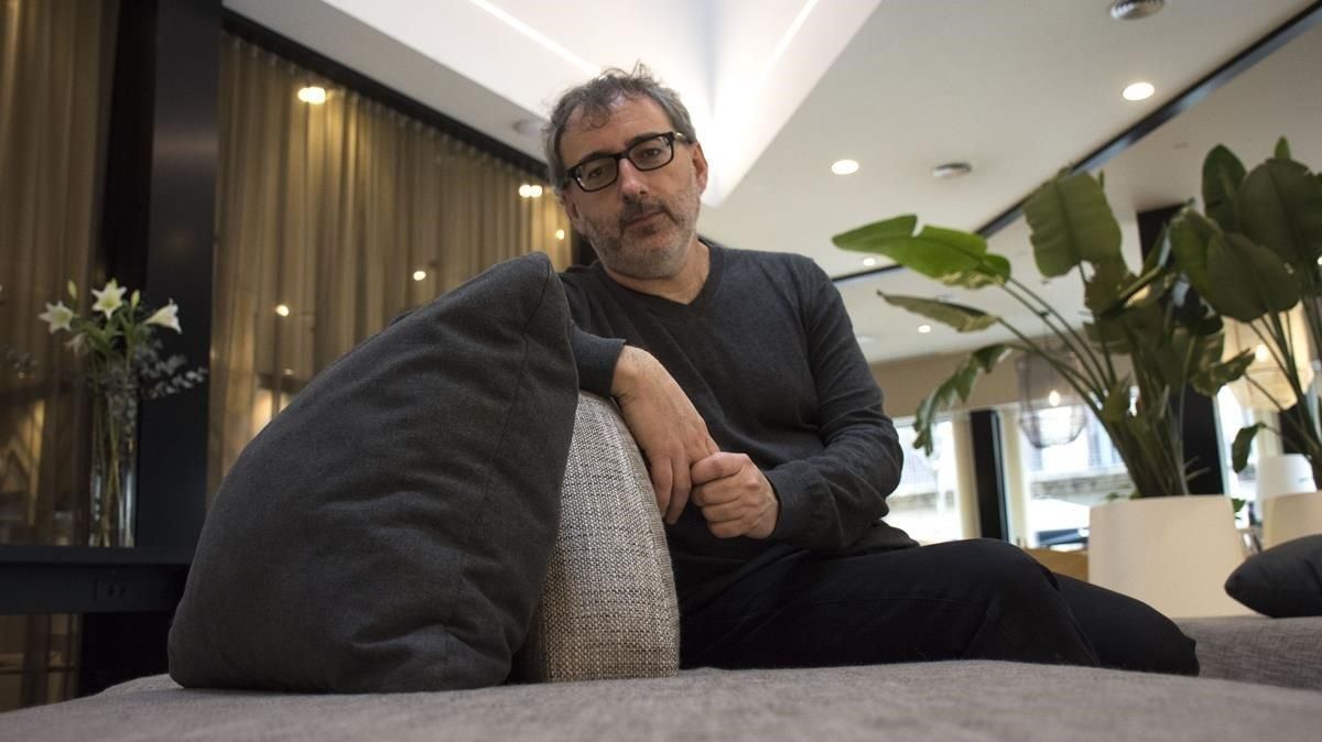Joan Benesiu, este martes, en Barcelona. Joan Benesiu, este martes, en Barcelona.