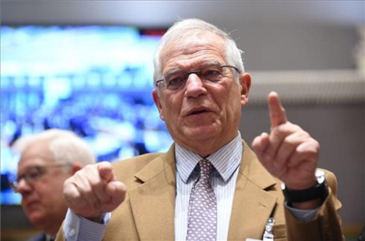 Josep Borrell, en una imagen de archivo, en Bruselas. Josep Borrell, en una imagen de archivo, en Bruselas.