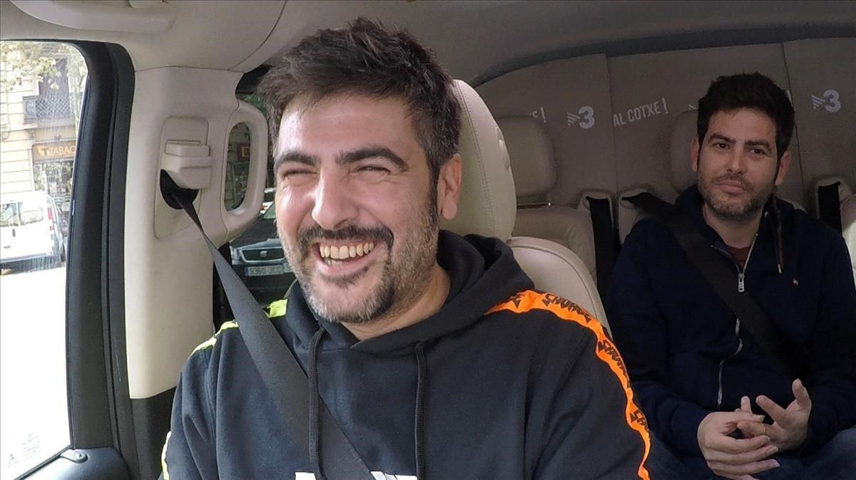 David y Jose Muñoz, el dúo Estopa, en el especial de ’Al cotxe’, de TV-3. David y Jose Muñoz, el dúo Estopa, en el especial de ’Al cotxe’, de TV-3.