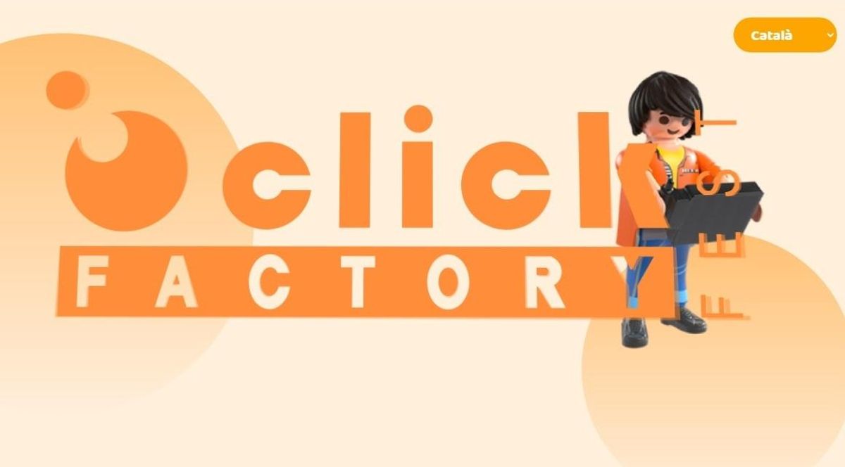 Una pàgina web per als amants dels clicks Una pàgina web per als amants dels clicks
