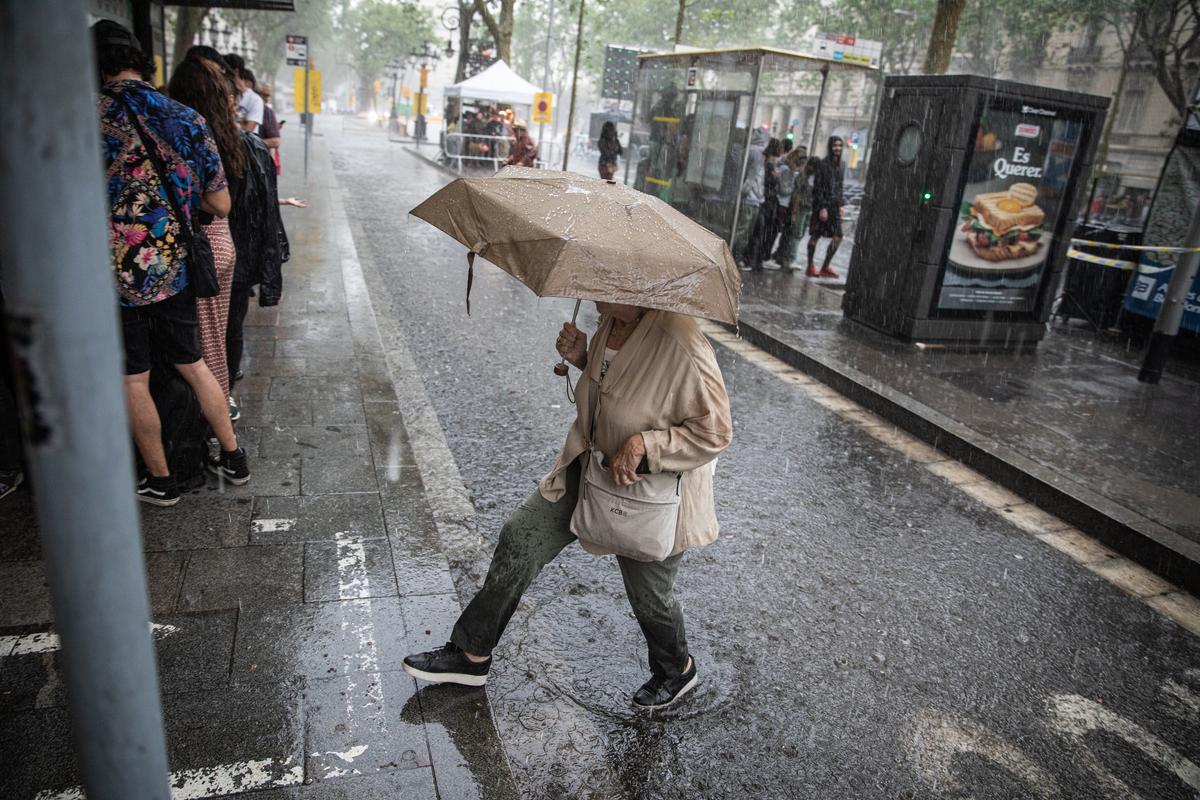 Catalunya recibirá hoy las primeras tormentas de la semana