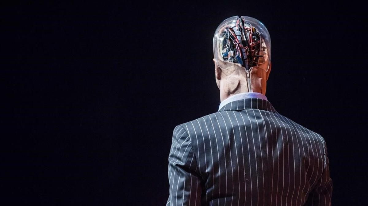 Un prototipo de androide de Hanson Robotics en una feria tecnológica en Hong Kong, el pasado julio. Un prototipo de androide de Hanson Robotics en una feria tecnológica en Hong Kong, el pasado julio.