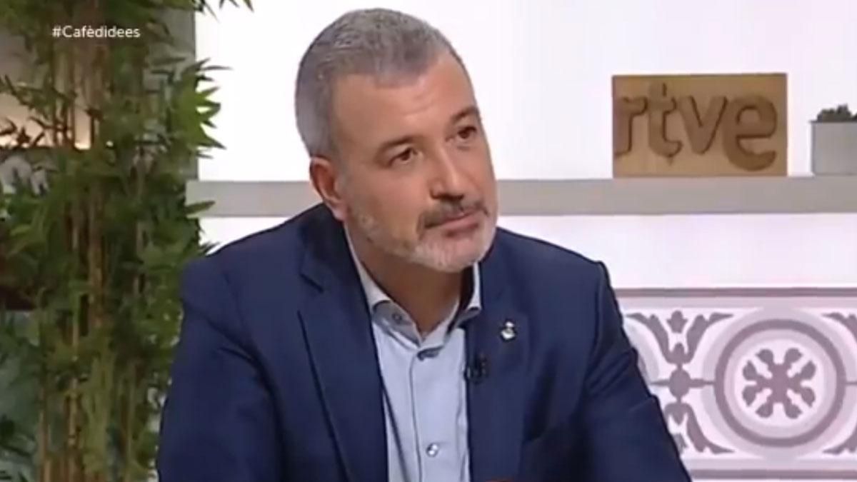 Jaume Collboni en el ’Cafè d’idees’. Jaume Collboni en el ’Cafè d’idees’.