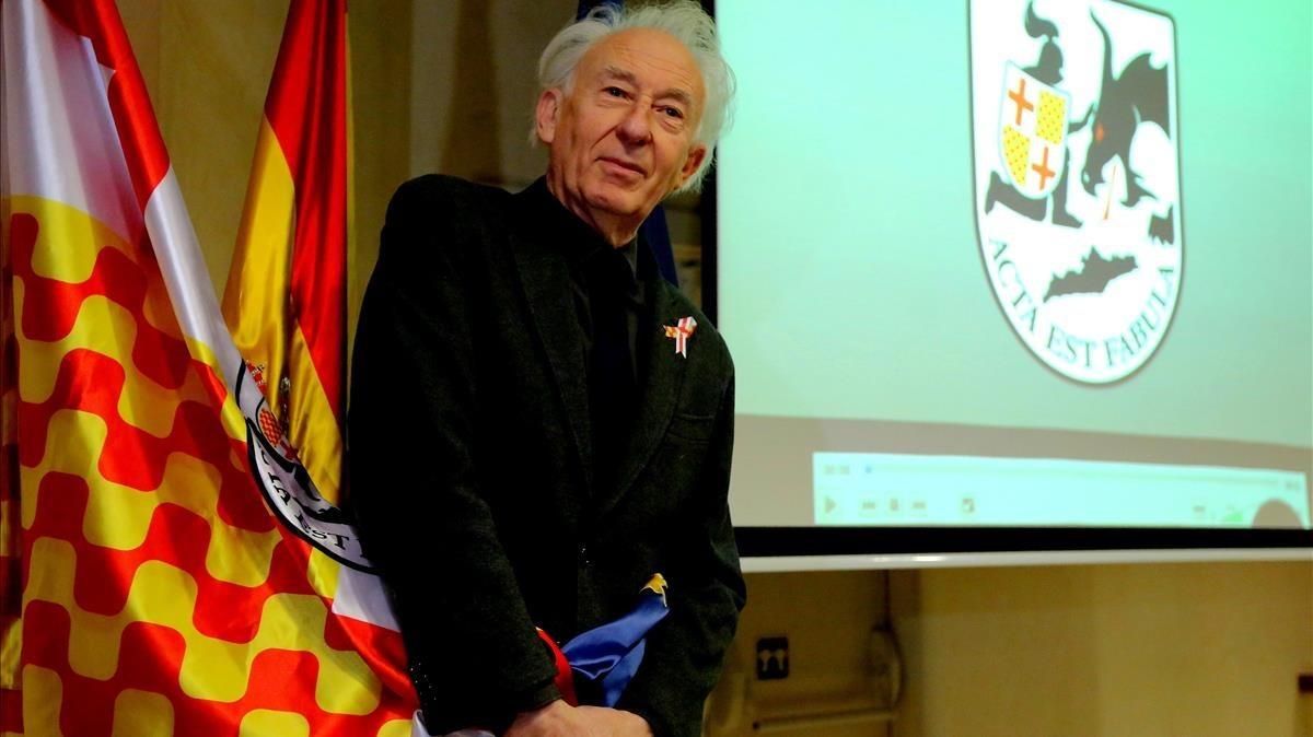 Rueda de prensa del presidente de Tabarnia, Albert Boadella, en el exilio, en Madrid. Rueda de prensa del presidente de Tabarnia, Albert Boadella, en el exilio, en Madrid.