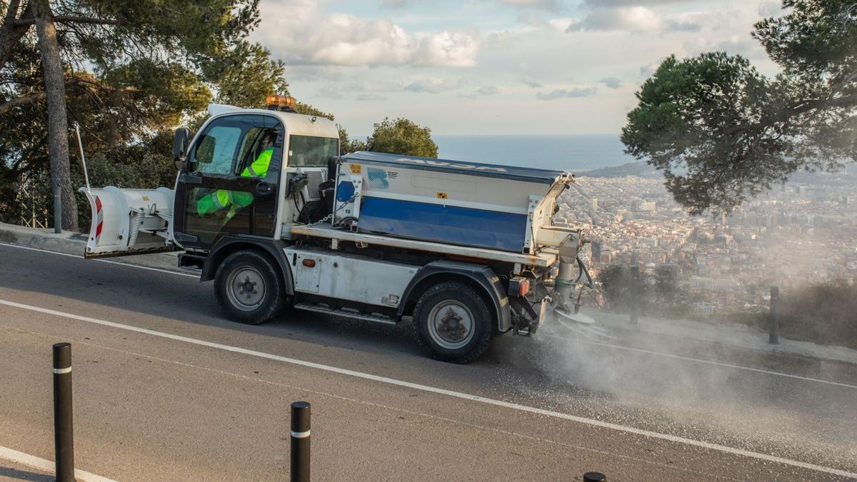 Barcelona se prepara ante una posible nevada