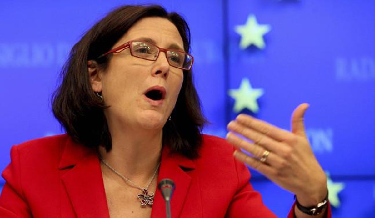 La comisaria europea Cecilia Malmstrom. La comisaria europea Cecilia Malmstrom.