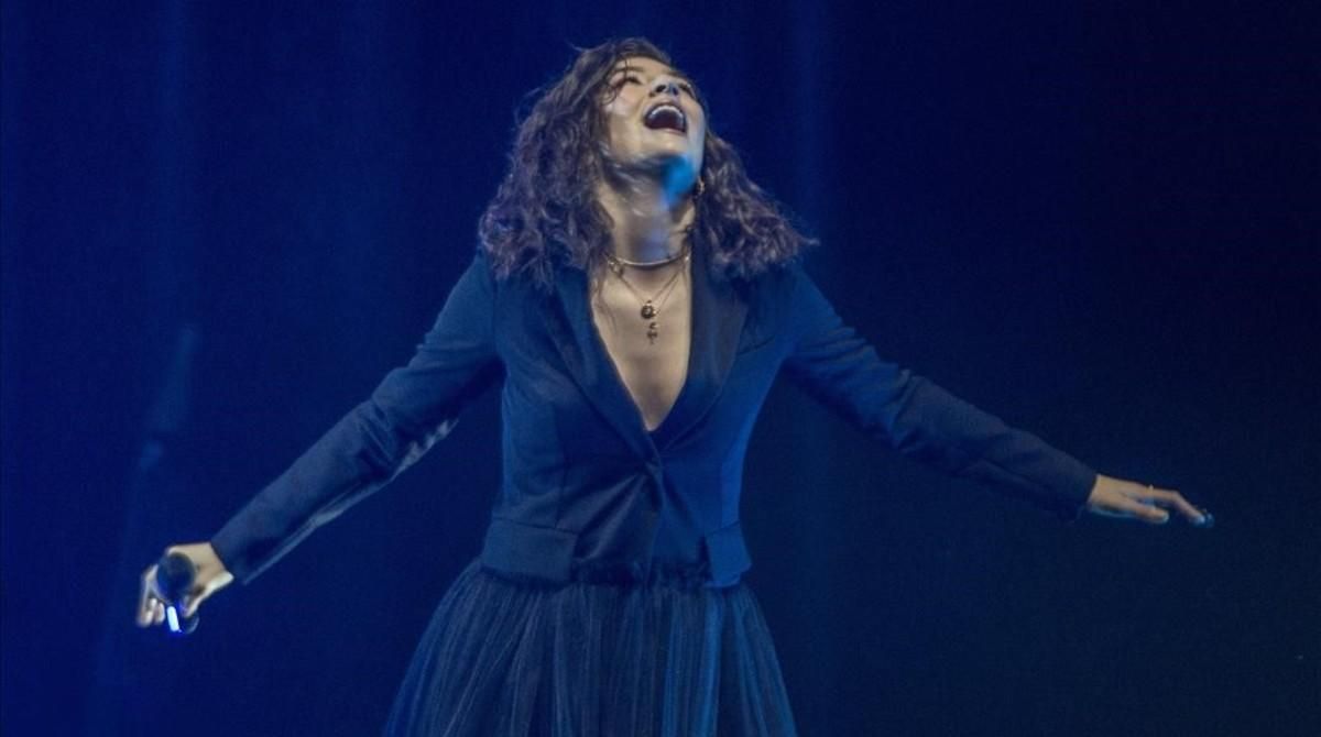 Lorde, en el Sant Jordi Club. Lorde, en el Sant Jordi Club.