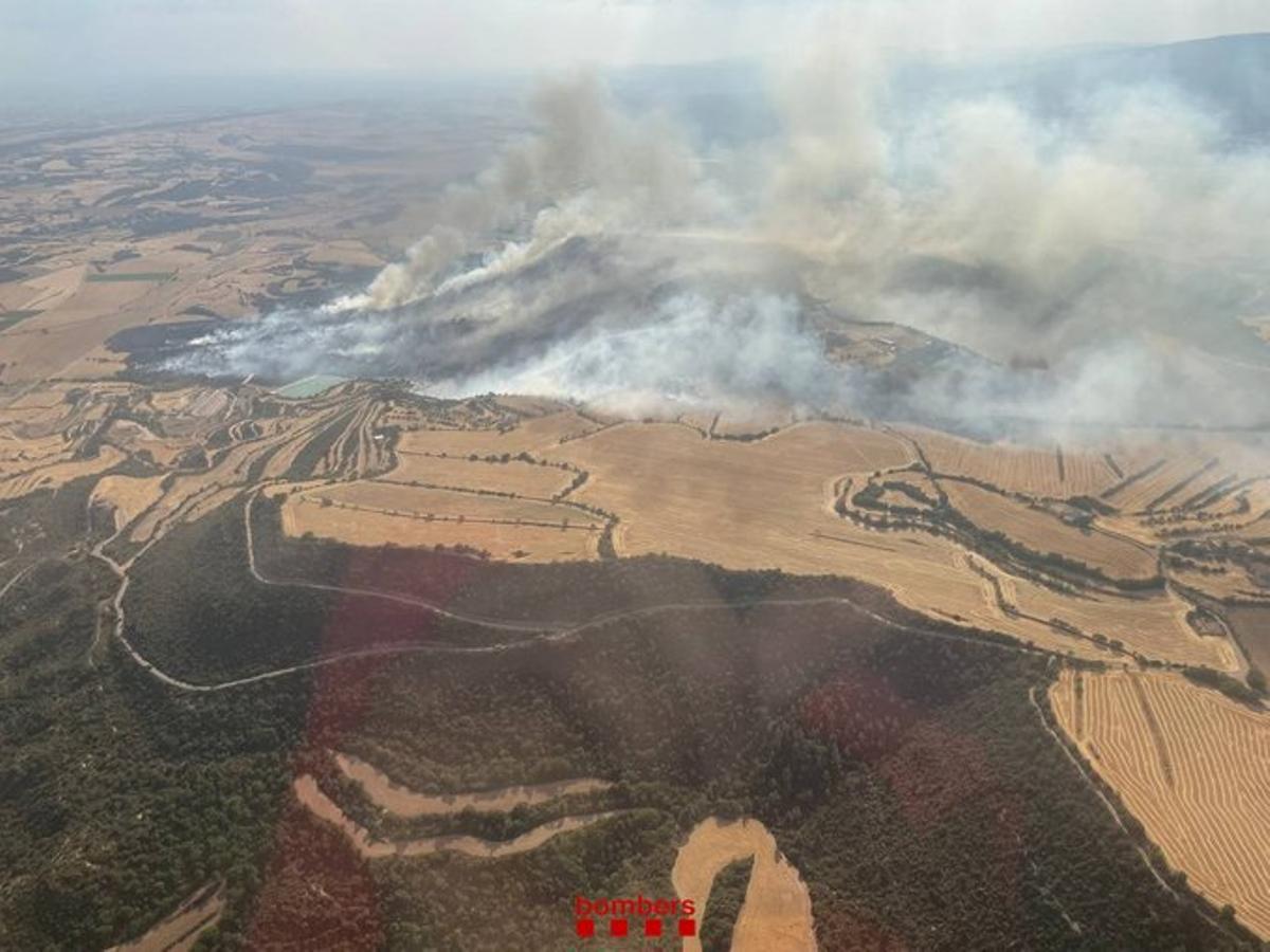 Artesa de Segre torna a patir un incendi forestal