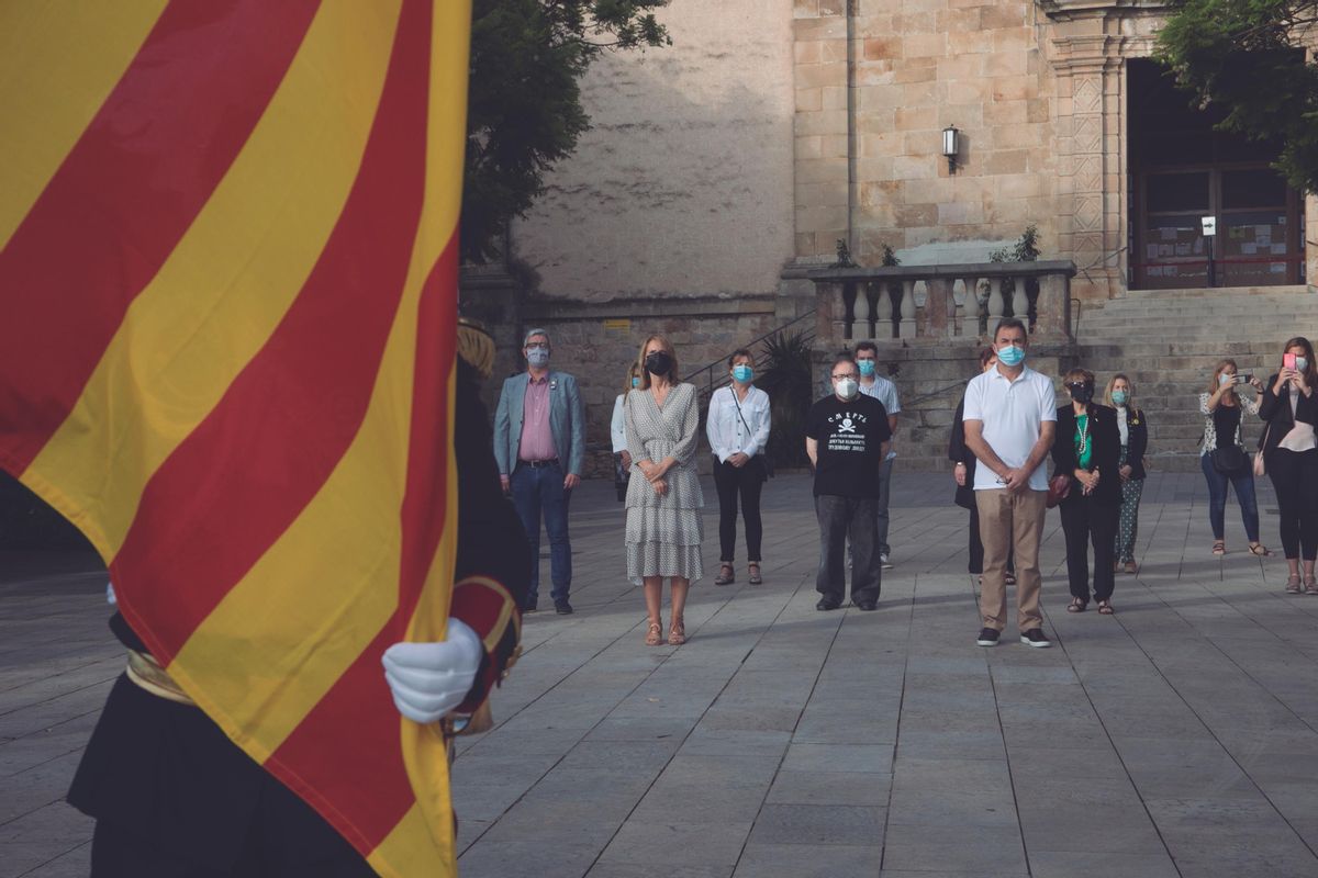 Celebración de la Diada 2020 en Sant Boi Celebración de la Diada 2020 en Sant Boi
