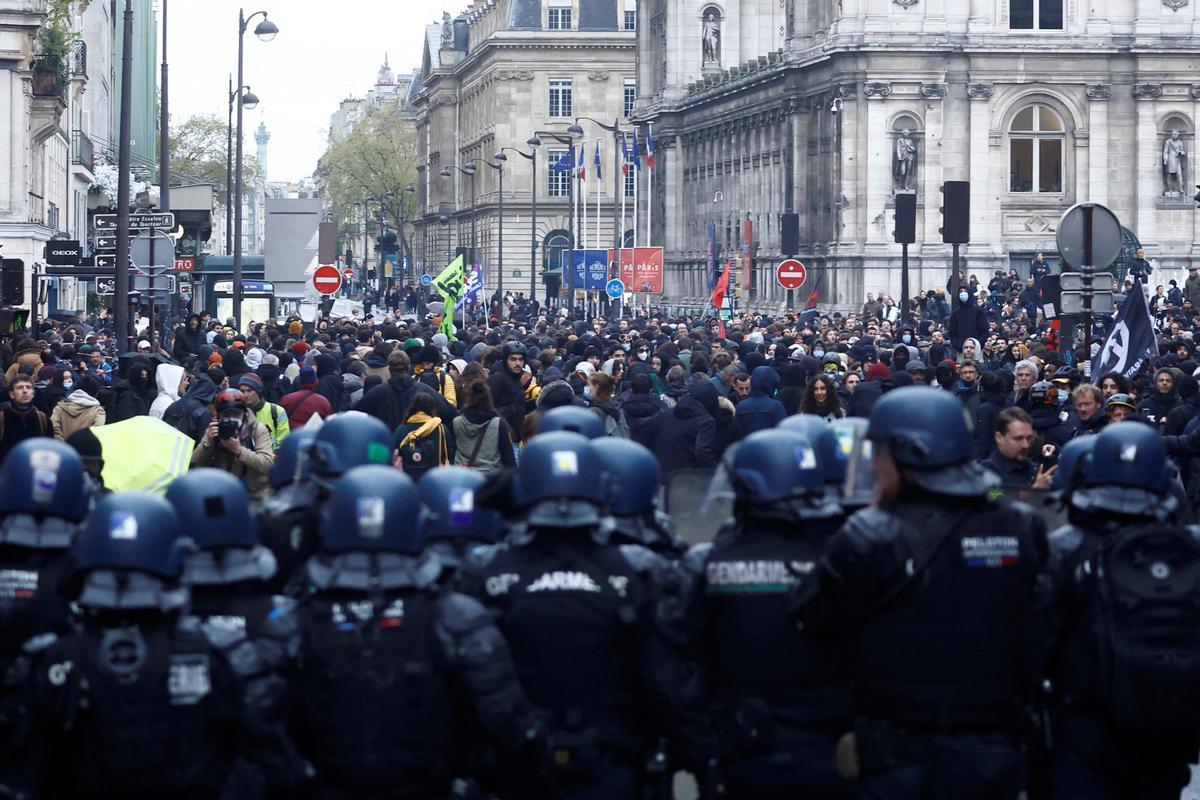 Protestas en Francia.