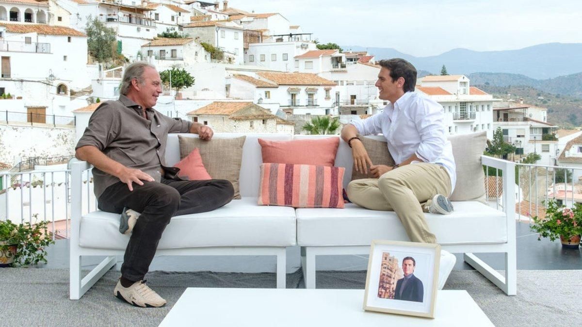 Bertín Osborne con Albert Rivera. Bertín Osborne con Albert Rivera.