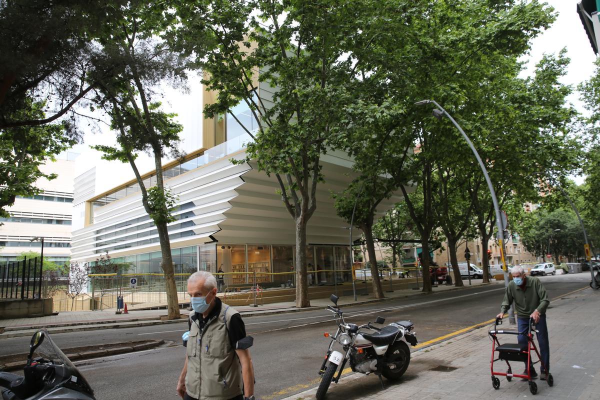 La recientemente inaugurada biblioteca García Márquez, en Sant Martí de Provençals, en Barcelona.