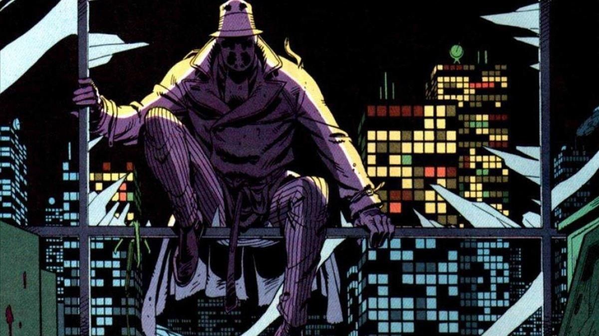Una viñeta de ’Watchmen’, dibujada por Dave Gibbons Una viñeta de ’Watchmen’, dibujada por Dave Gibbons