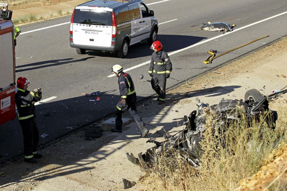 Cuatro Muertos Tras Colisionar Dos Turismos En La A-62 En Salamanca