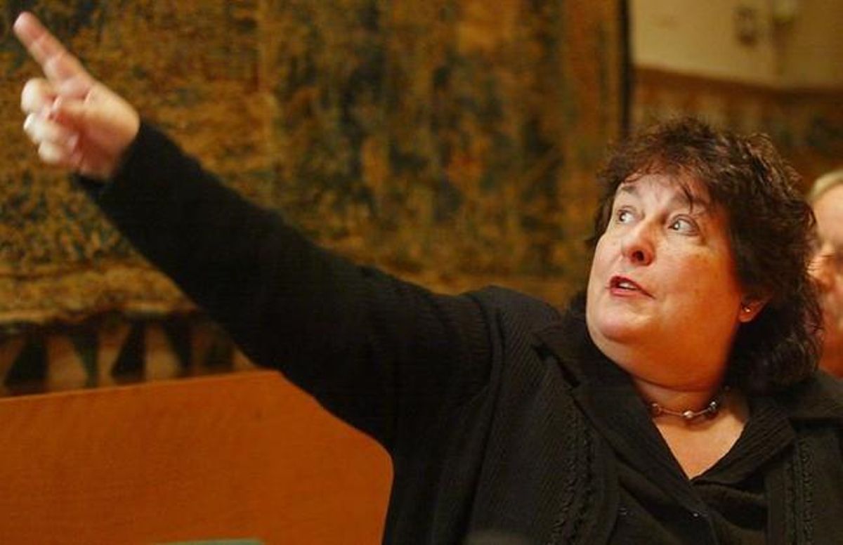 La demógrafa Anna Cabré, durante una conferencia en el Institut d’Estudis Catalans. La demógrafa Anna Cabré, durante una conferencia en el Institut d’Estudis Catalans.