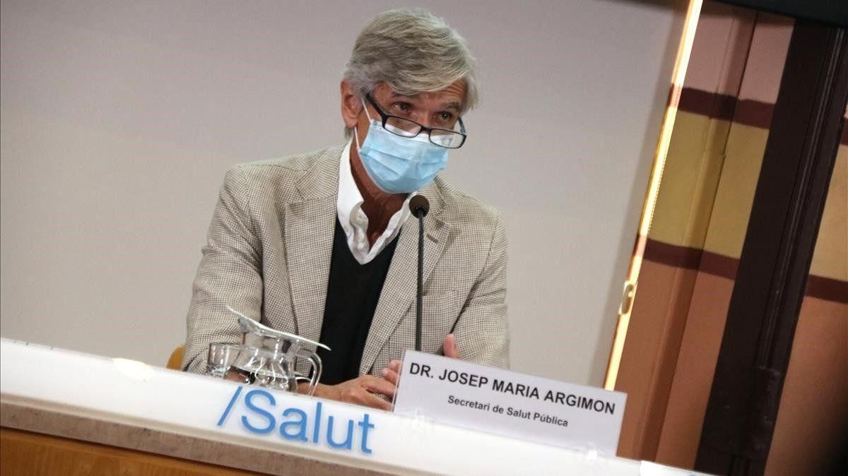 El secretario de Salut Pública y gerente del Institut Català de la Salut (ICS), Josep Maria Argimon El secretario de Salut Pública y gerente del Institut Català de la Salut (ICS), Josep Maria Argimon