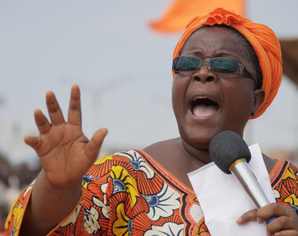 Isabelle Ameganvi hace la petición a las mujeres togolesas de que inicien una huelga de sexo.