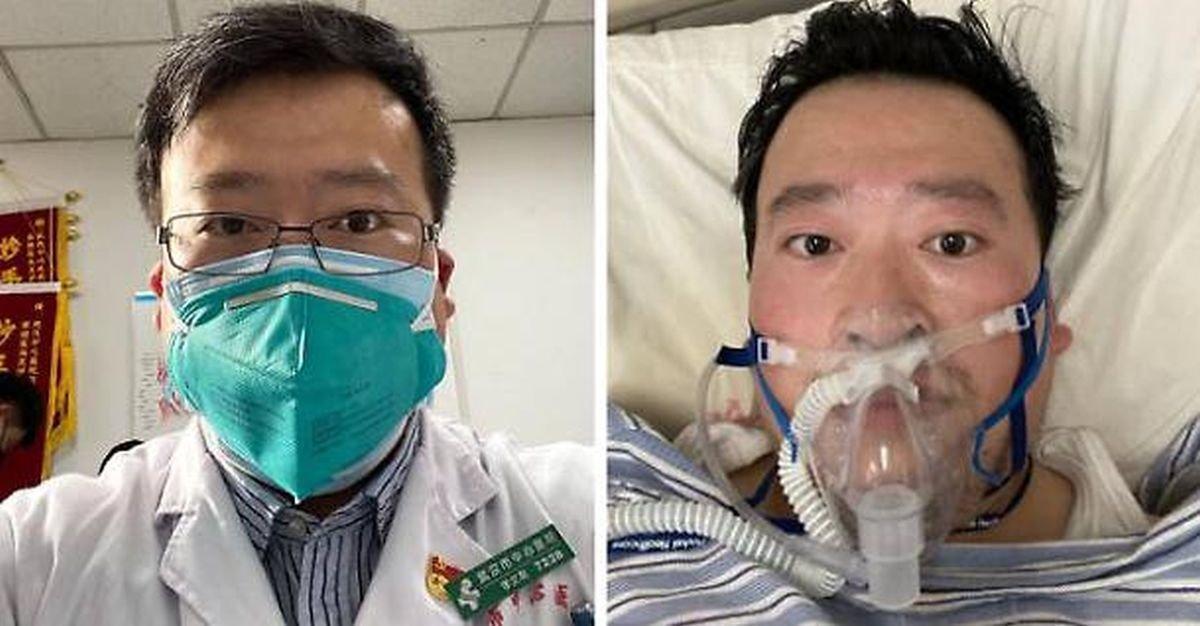 El fallecido médico Li Wenliang que denunció el coronavirus y fue amonestado.