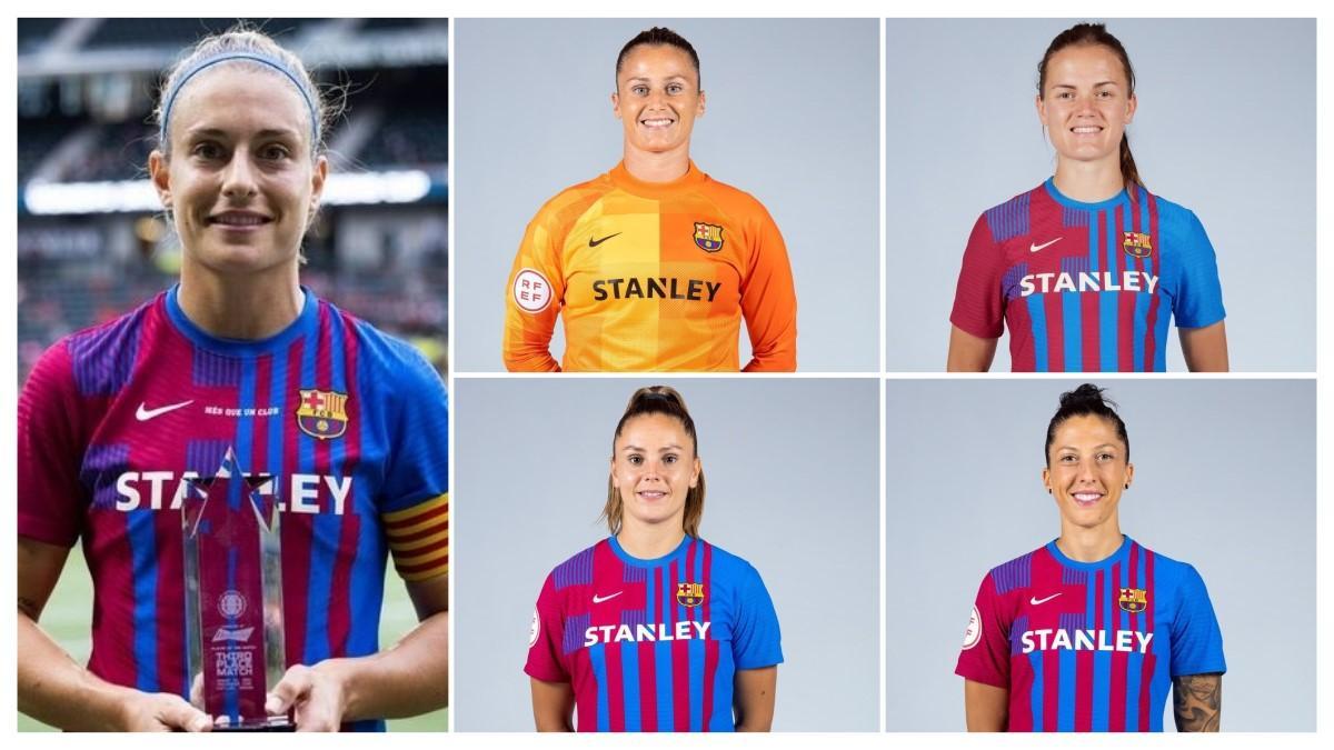 Cinc jugadores del Barça, nominades a la Pilota d’Or 2021