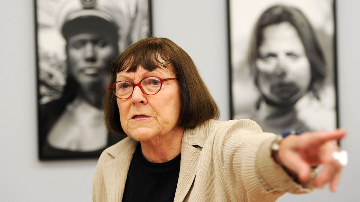 La fotógrafa June Newton. La fotógrafa June Newton.