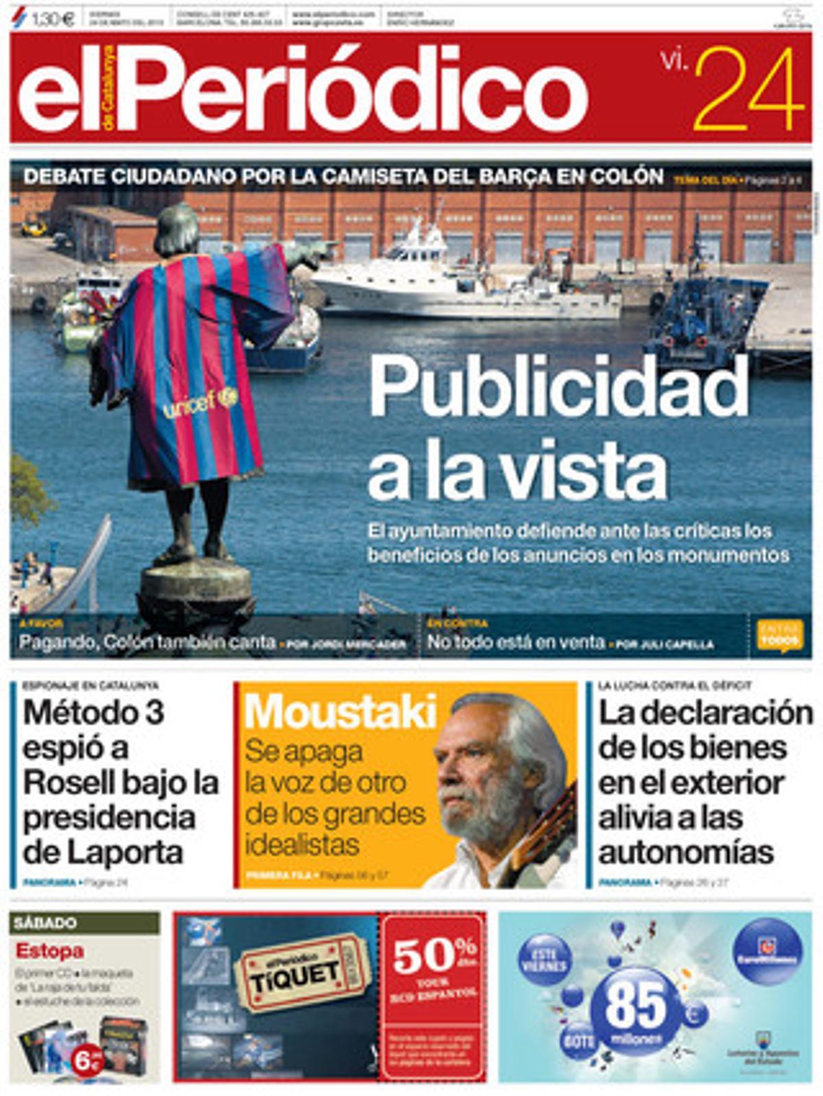 EL PERIÓDICO, 24-05-2013.