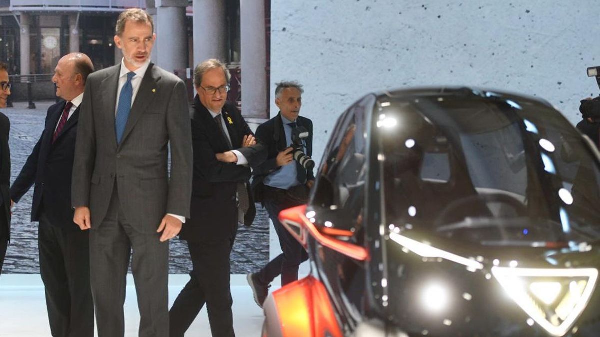 El Rey en la inauguración del salón de 2019. El Rey en la inauguración del salón de 2019.