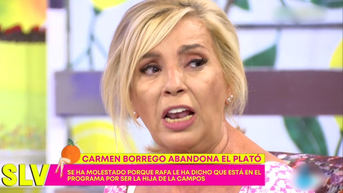 Carmen Borrego en ’Sálvame’.