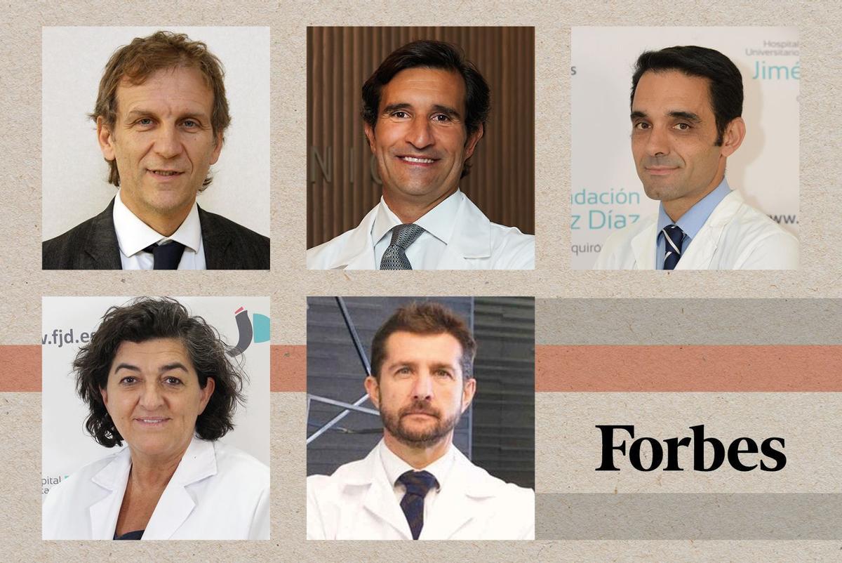 Cinco urólogos destacan entre los 100 mejores médicos de España, según Forbes