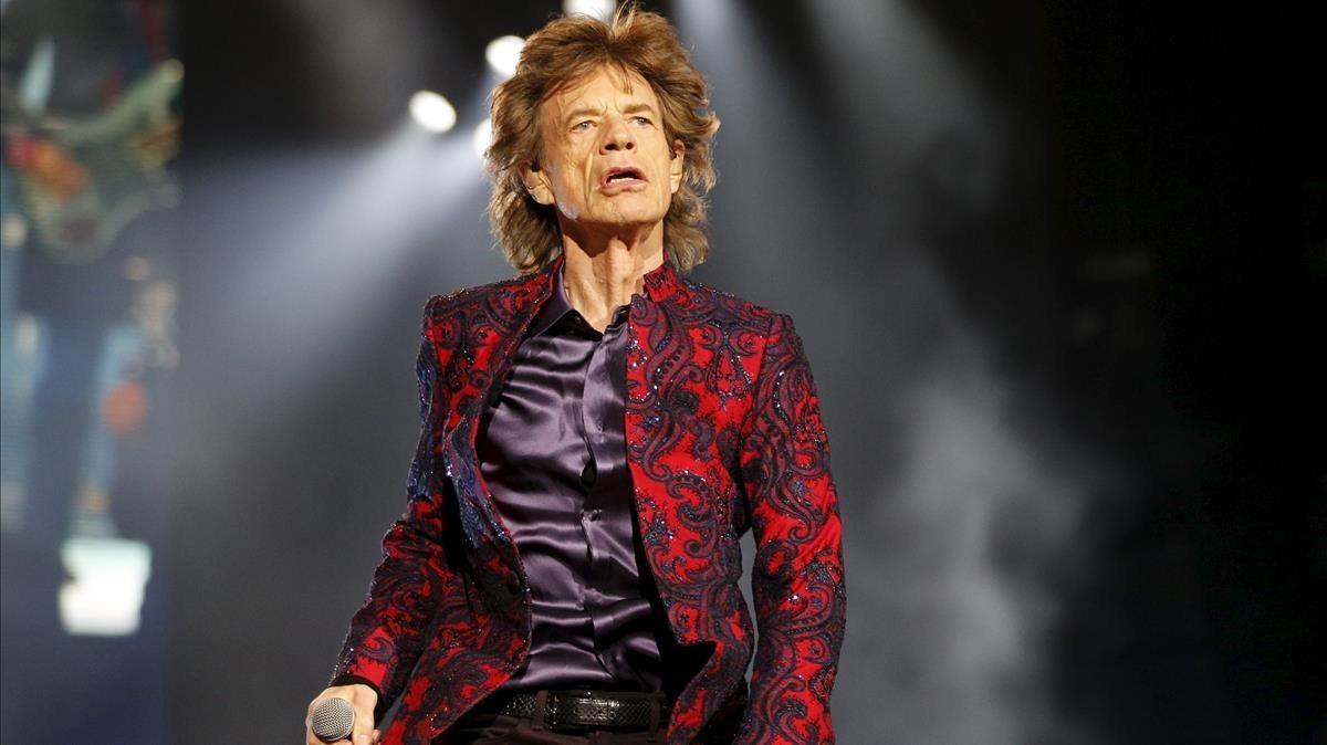 Mick Jagger, durante un concierto de los Stones en México, en el 2016