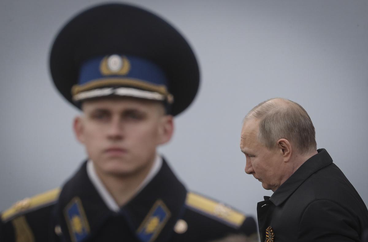 El presidente ruso, Vladímir Putin, el pasado 9 de mayo durante los actos del Día de la Victoria.