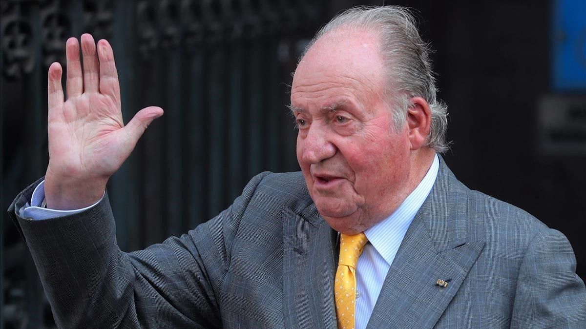 El rey emérito Juan Carlos I, el 10 de marzo del 2018 en Santiago de Chile. El rey emérito Juan Carlos I, el 10 de marzo del 2018 en Santiago de Chile.