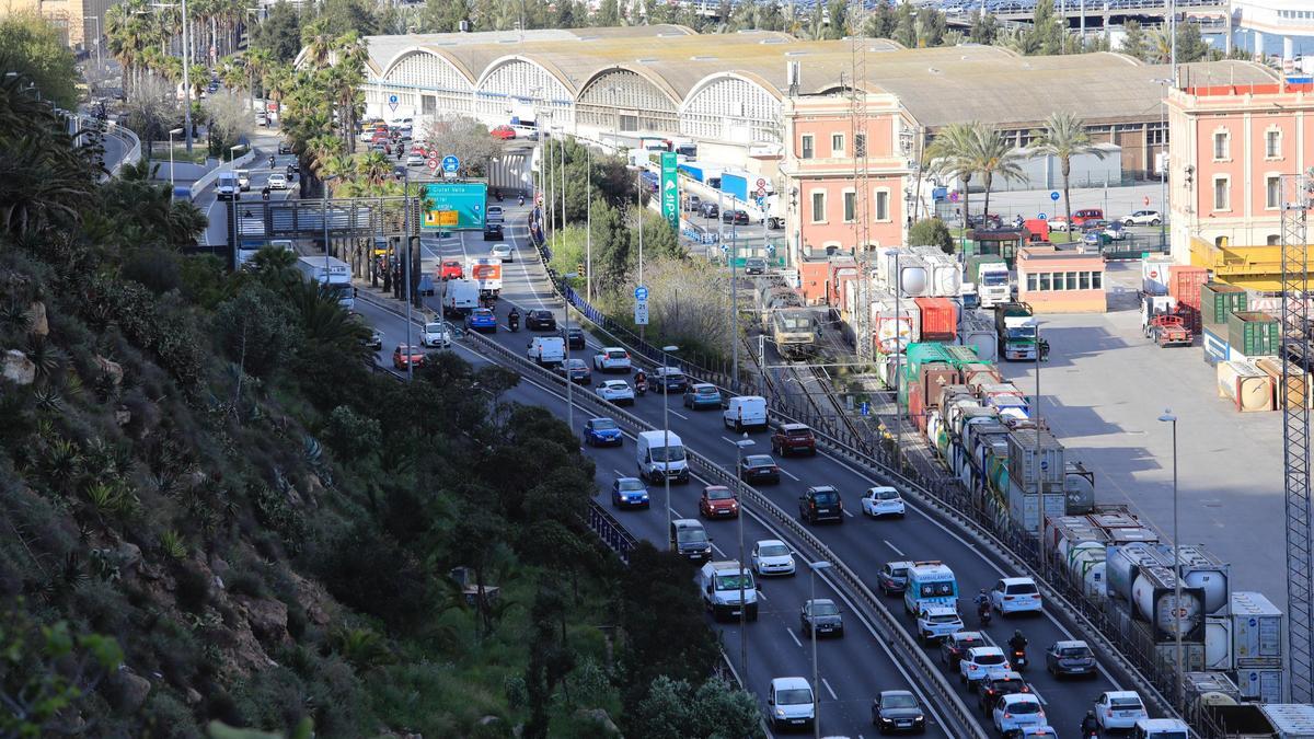 El Gobierno descarta un segundo viaducto en la Ronda Litoral a la altura del Morrot