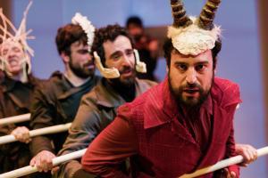 Un momento ’Macbeth’, dirigido por Moreno Bernardi en el Teatre Akadèmia.