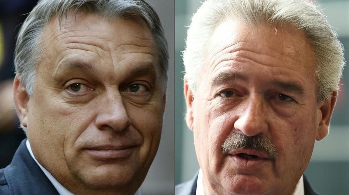 Combo de imágenes de Orbán (izquierda) y Asselbon. Combo de imágenes de Orbán (izquierda) y Asselbon.