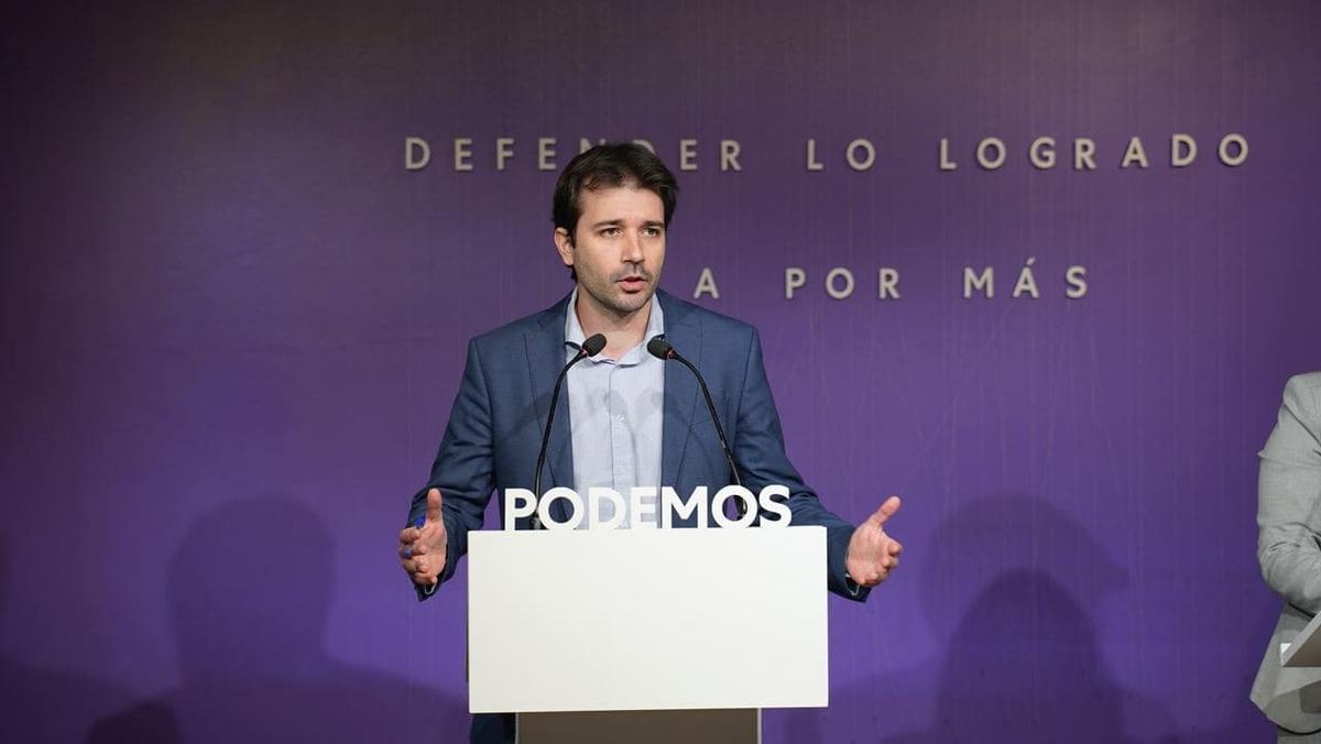 Javier Sánchez Serna, coportavoz de Podemos Javier Sánchez Serna, coportavoz de Podemos