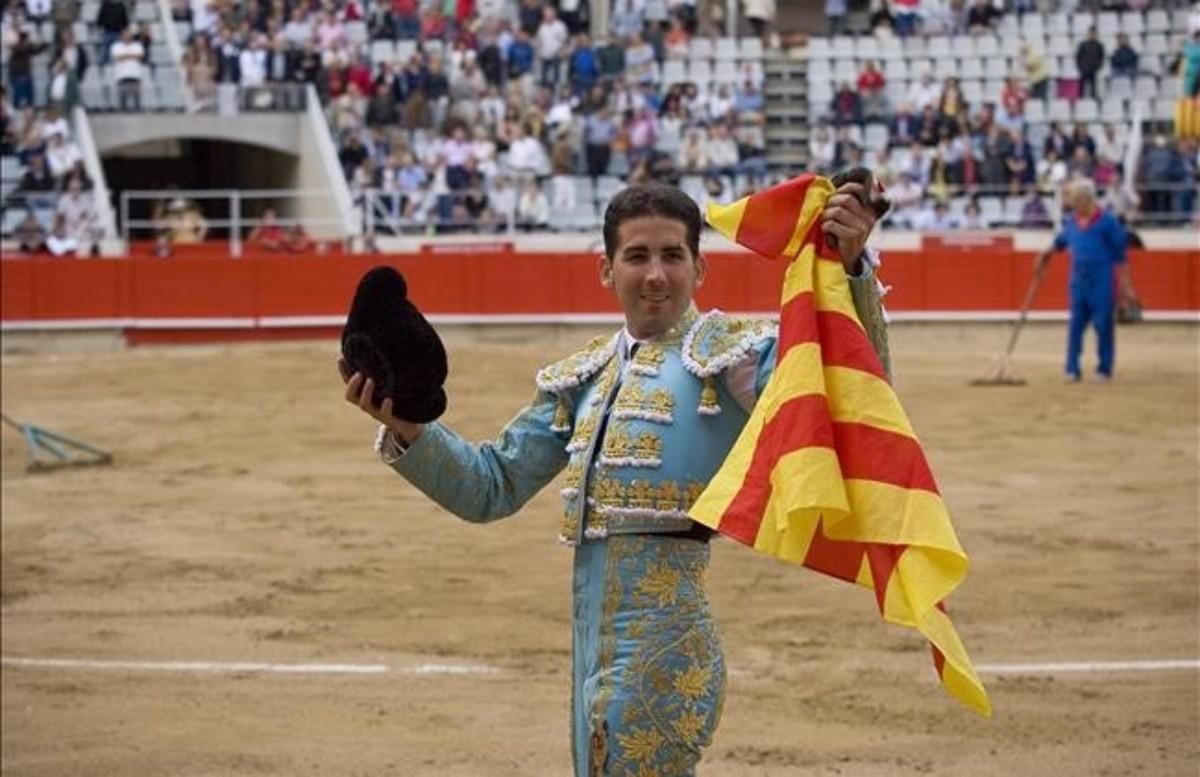 Serafín Marín, durante la corrida celebrada en septiembre del 2009 en la Moumental de Barcelona. Serafín Marín, durante la corrida celebrada en septiembre del 2009 en la Moumental de Barcelona.