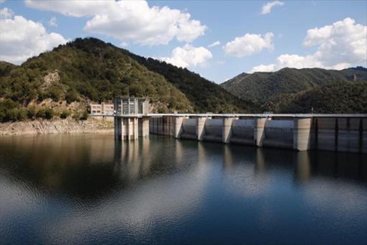 Imagen del pantano de Sau, en la cuenca del río Ter. Imagen del pantano de Sau, en la cuenca del río Ter.