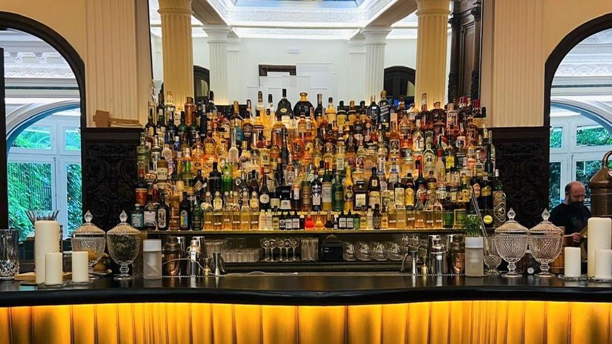 La barra de la coctelería del restaurante JOK. La barra de la coctelería del restaurante JOK.