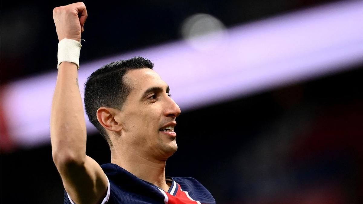 Ángel di María, durante el partido contra el Nantes. Ángel di María, durante el partido contra el Nantes.