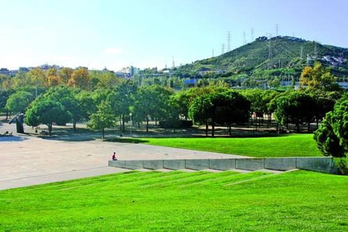 Imatge actual del parc de Can Zam, a Santa Coloma de Gramenet.
