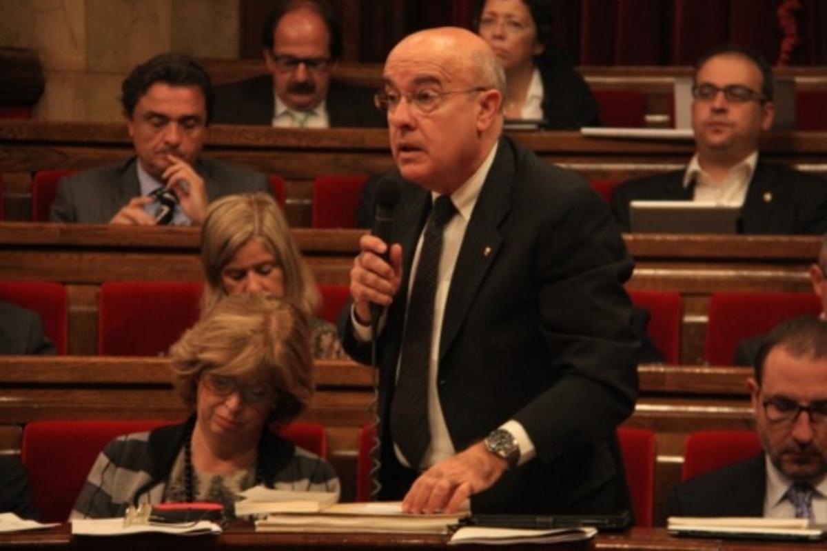 Boi Ruiz en el pleno del Parlament
