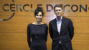 Jaume Guardiola y Rosa Cañadas, en el Cercle d’Economia.