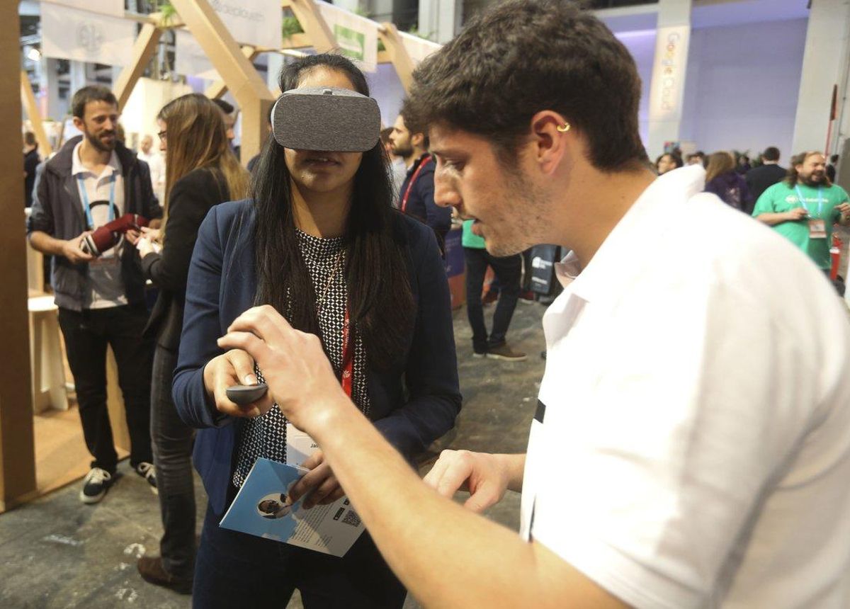 Imagen de archivo de la feria 4YFN, celebrada en Barcelona en 2017. Imagen de archivo de la feria 4YFN, celebrada en Barcelona en 2017.