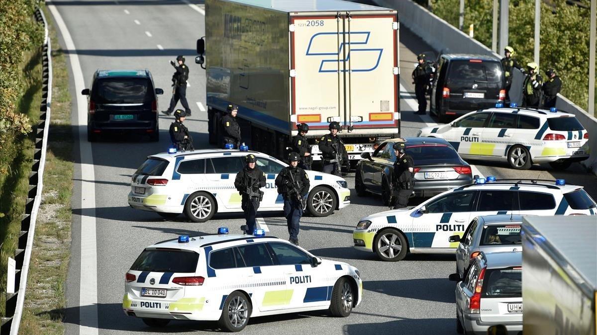 La Policia cierra el puente de Oresund, junto a Copenhague