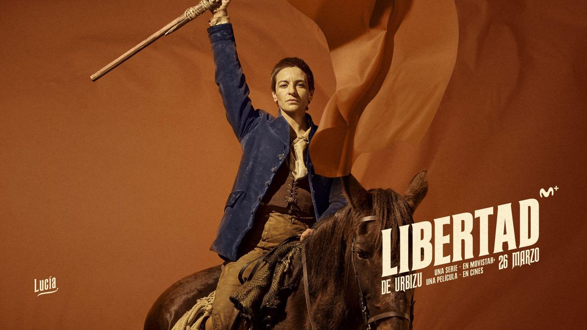 Cartel promocional de ’Libertad’, con la protagonista Bebe Cartel promocional de ’Libertad’, con la protagonista Bebe